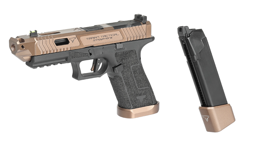 Ballerina RMR Coyote Bronze TTI Fully Licensed  GGB Airsoft Pistol by Army Armament
