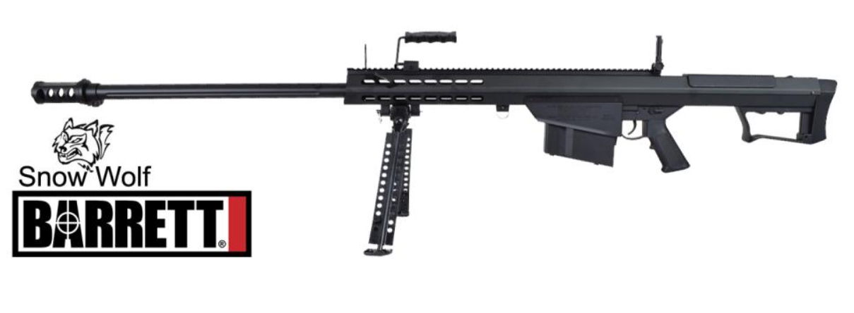Barrett Licensed M107A1 Sniper Spring Bolt Action Rifle a Molla by 6mmProshop - Snow Wolf