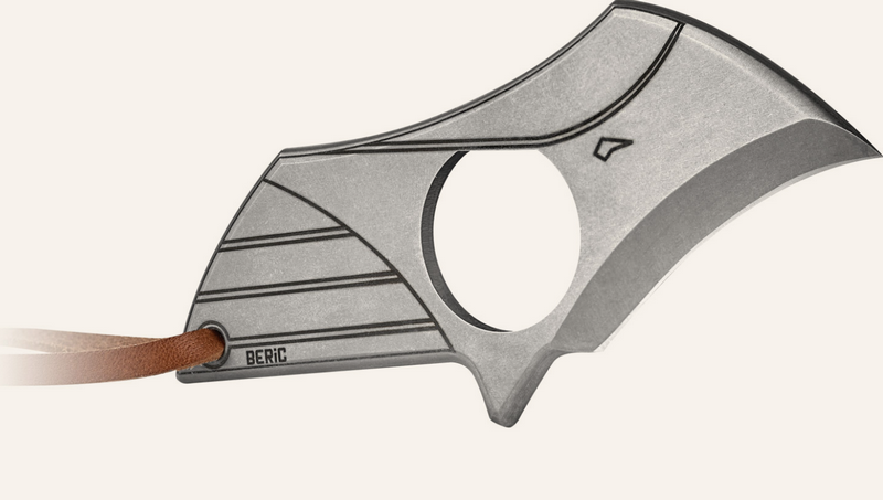 Beric EAGLE Coltello da Tasca con Fodero in Pelle 120mm. by Beric