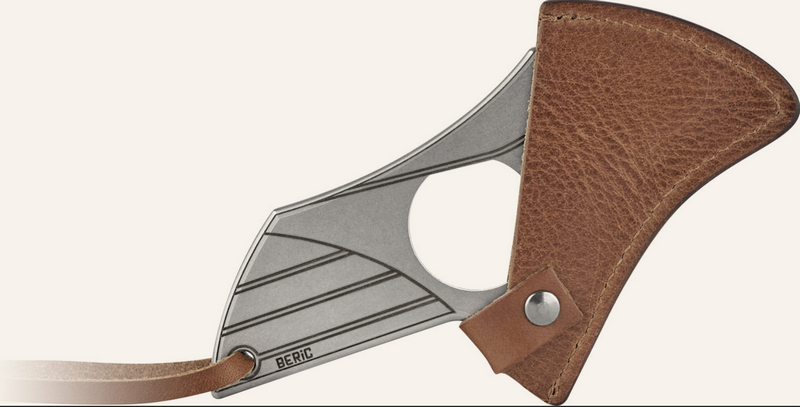 Beric EAGLE Coltello da Tasca con Fodero in Pelle 120mm. by Beric