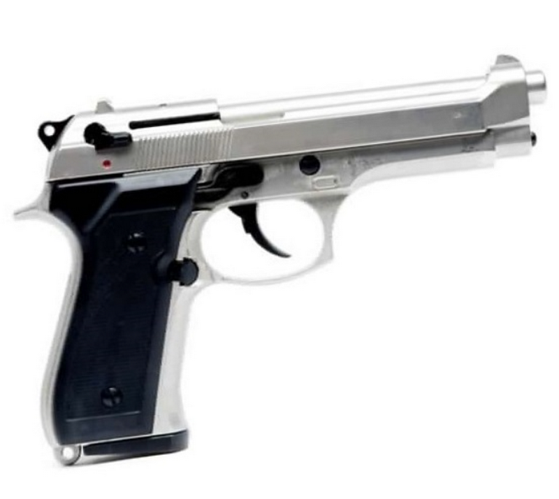 Bruni 92 Blank Fire Nickel Cal. 9mm. Pistola a Salve by Bruni