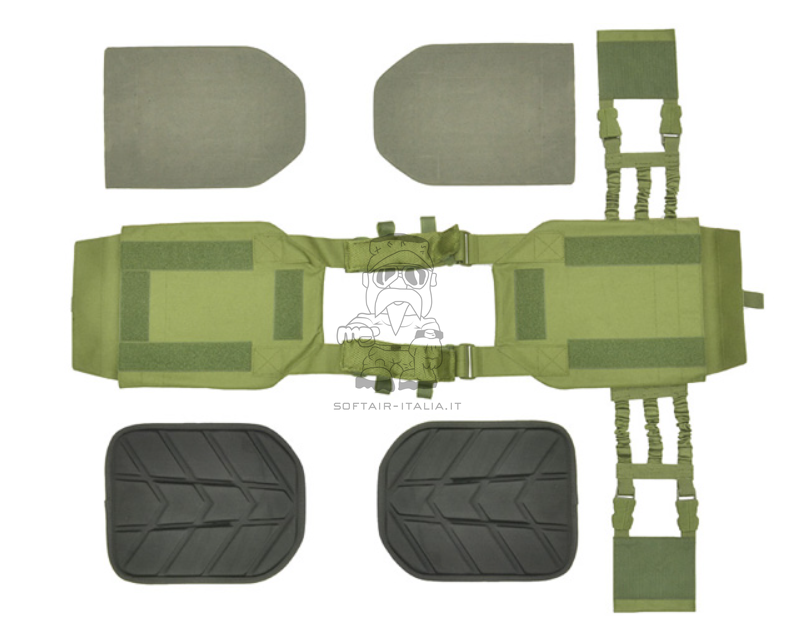 Buckle Up Assault Laser Cut Plate Carrier AR15 - M4 - AK Magazines Pouches  MT Multicam Tropic Version by 8Fields