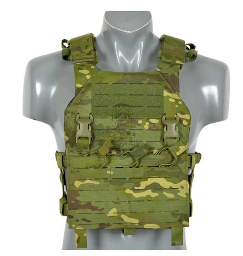 Buckle Up Assault Laser Cut Plate Carrier AR15 - M4 - AK Magazines Pouches  MT Multicam Tropic Version by 8Fields