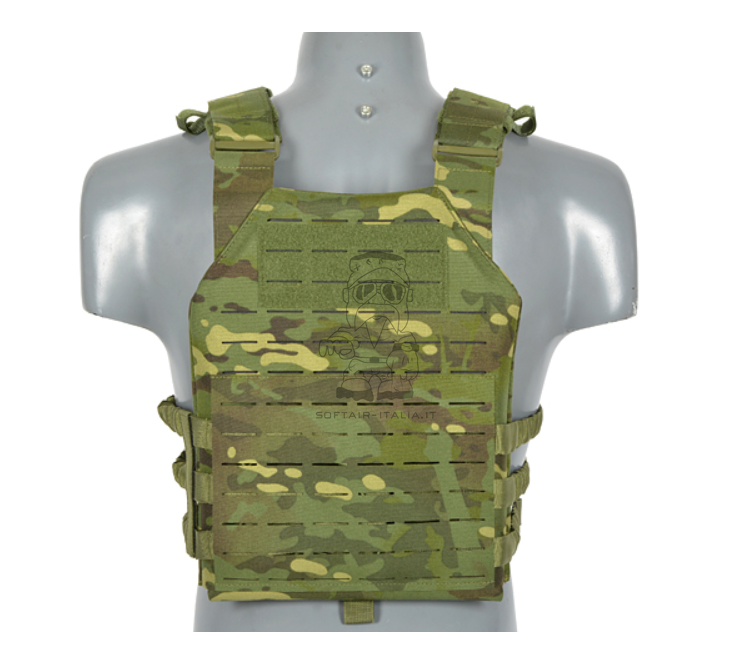 Buckle Up Assault Laser Cut Plate Carrier AR15 - M4 - AK Magazines Pouches  MT Multicam Tropic Version by 8Fields