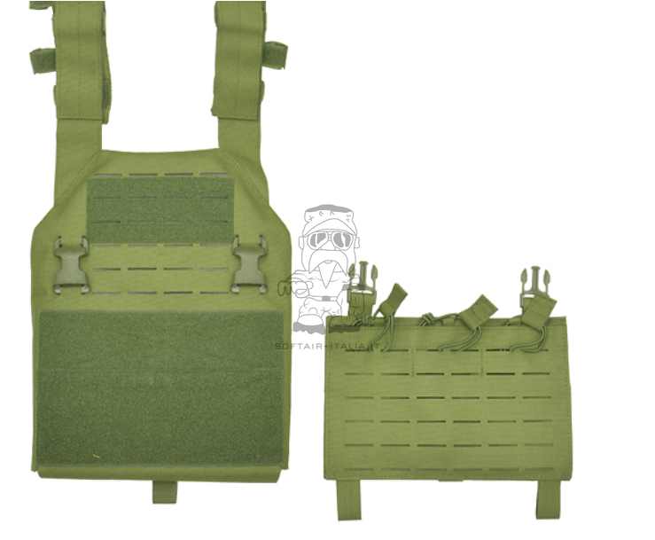 Buckle Up Assault Laser Cut Plate Carrier AR15 - M4 - AK Magazines Pouches  MT Multicam Tropic Version by 8Fields