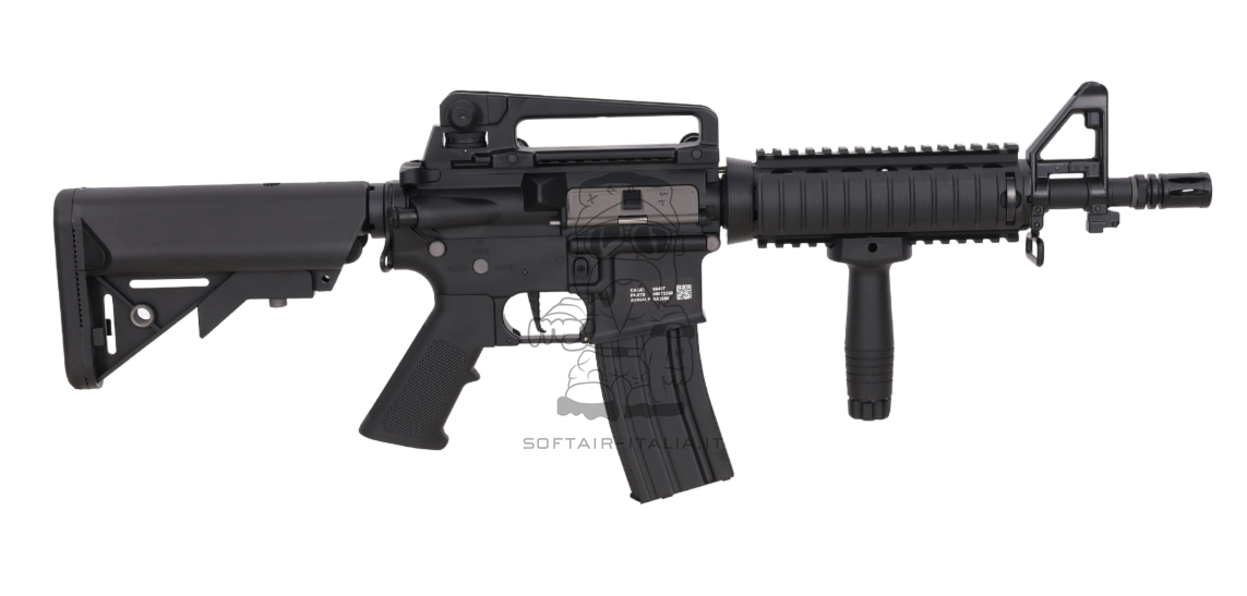 Colt M4A1 CQBR RIS - Crane Stock SA-E04 EDGE Gen.2 10.5nch Hal2 ETU AEG by Cybergun Specna Arms