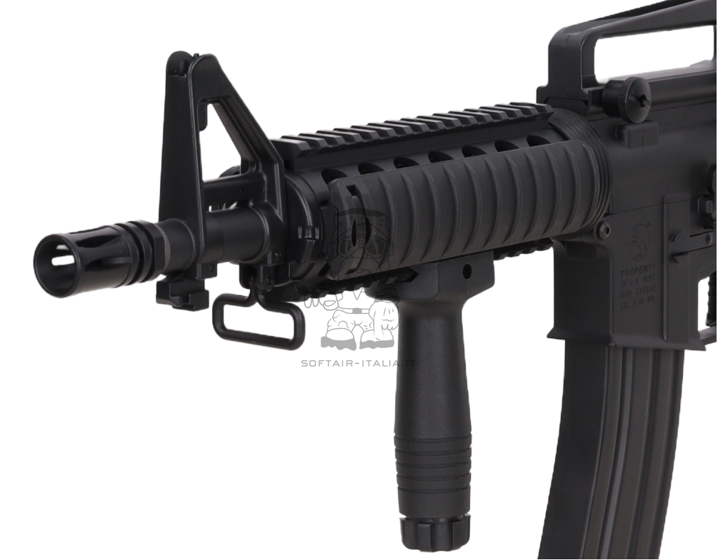 Colt M4A1 CQBR RIS - Crane Stock SA-E04 EDGE Gen.2 10.5nch Hal2 ETU AEG by Cybergun Specna Arms