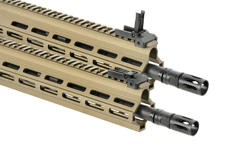 E&C M110A1 DMR Type EC203 Desert Semi Automatic Advanced Edition Upgraded Gearbox, Programmable ETU Sniper Rifle by E&C