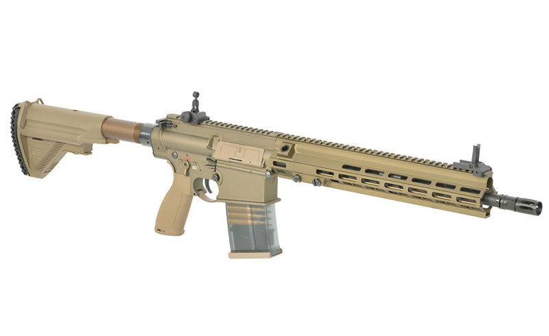 E&C M110A1 DMR Type EC203 Desert Semi Automatic Advanced Edition Upgraded Gearbox, Programmable ETU Sniper Rifle by E&C