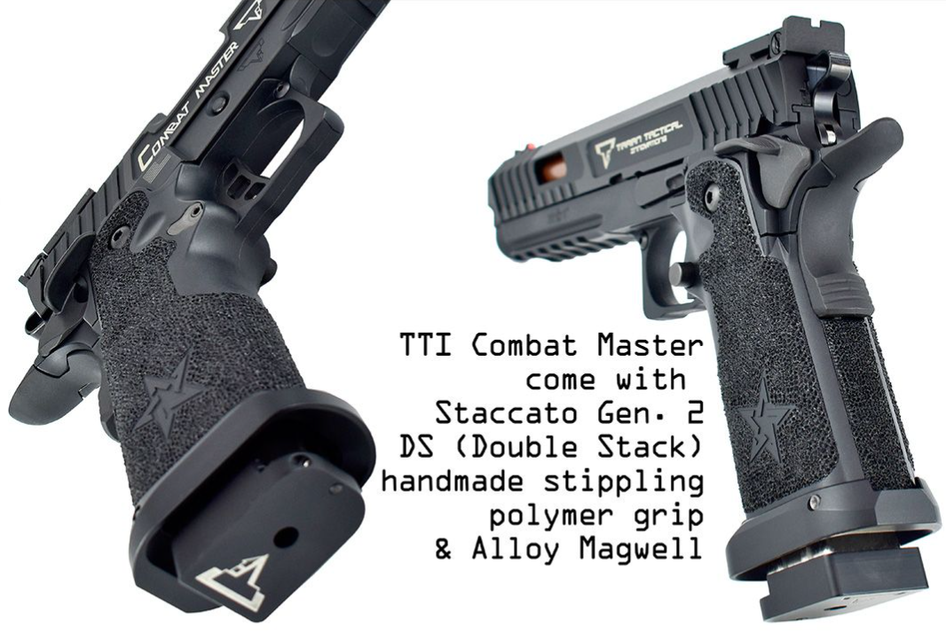 EMG Licensed Staccato 2011 TTI Taran Tactical Innovations GBB Gas Blow Back Pistol by Army Armament