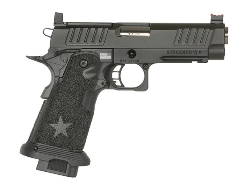 EMG Licensed Staccato R611-3A 2011 P SOC RMR T8 Upgraded Version Metal Slide GBB Airsoft Pistol by EMG > 6mmProShop > Army Armament