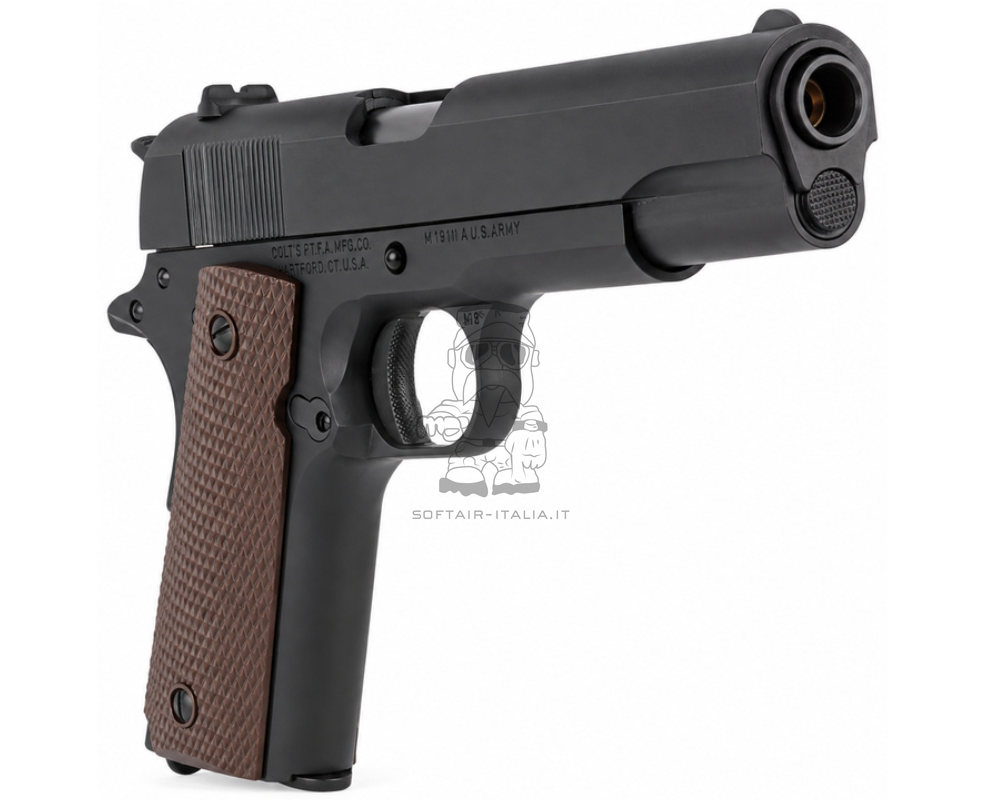 E&C 1911 Colt Licensed EC-3101 Full Metal GBB Airsoft Pistol by E&C