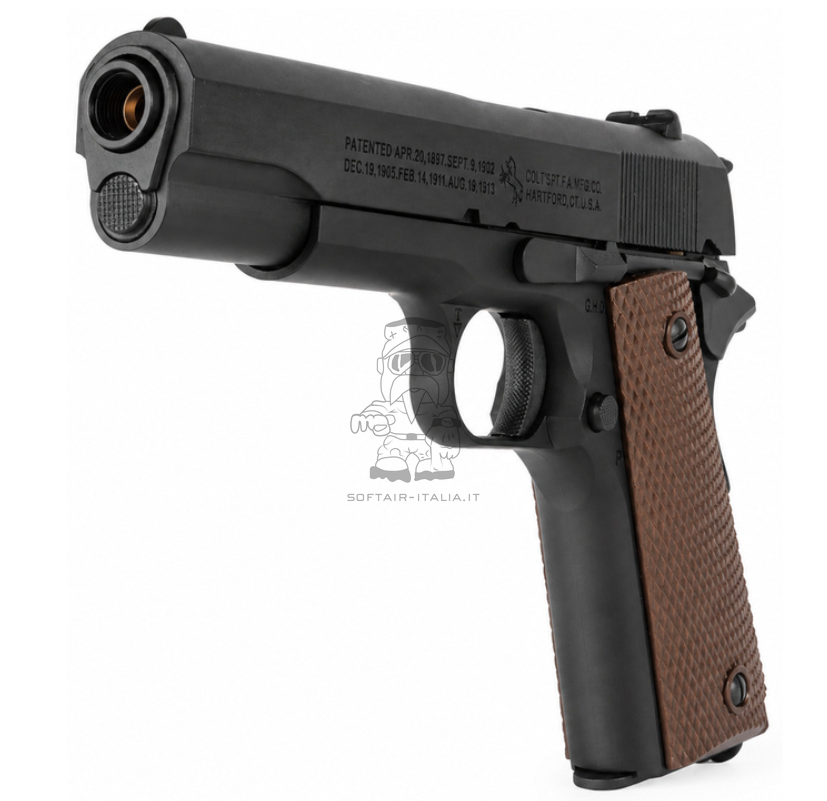E&C 1911 Colt Licensed EC-3101 Full Metal GBB Airsoft Pistol by E&C