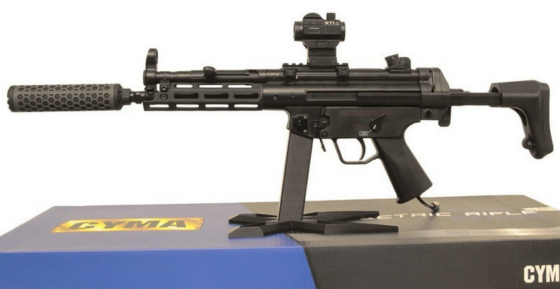 Espositore Stand Supporto Orange Arancione AEG e Reali 9mm. by softair-italia.it