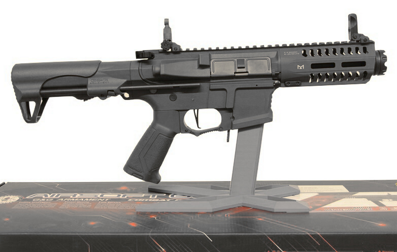 Espositore Stand Supporto Orange Arancione AEG e Reali 9mm. by softair-italia.it