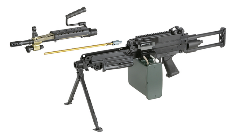 N M249 Minimi Paratrooper AEG Cybergun - A&K