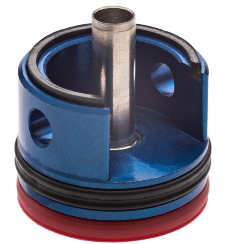 FPS Ver.3 Testa Cilindro in Ergal con Pad Rosso e X Ring di Tenuta by FPS Airsoft