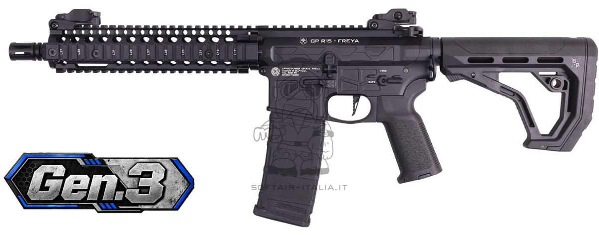FREYA MK18 Gen3 R15 Golem GearBox & Brushless Adjustable RPM Motor AEG  by Delta Armory