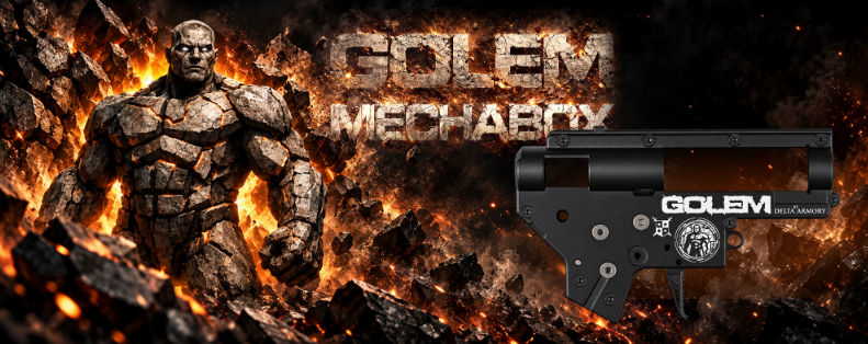 FREYA MK18 Gen3 R15 Full Metal Golem GearBox & Brushless Adjustable RPM Motor AEG 11,1v Li-Po Ready by Delta Armory