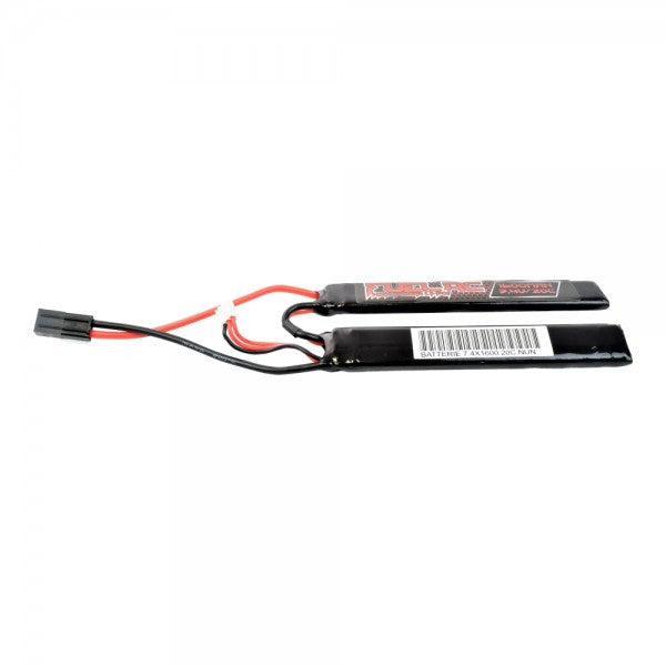 Li-Po Battery Batteria 7.4v. x 1600mAh 20C Nunchuck  (2x) 120 x 5 x 6mm. by Fuel RC