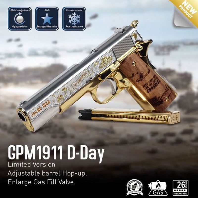 G&G D-Day 1911 GPM1911 Limited Edition GAS-M45-DDY-BBB-ECM by G&G
