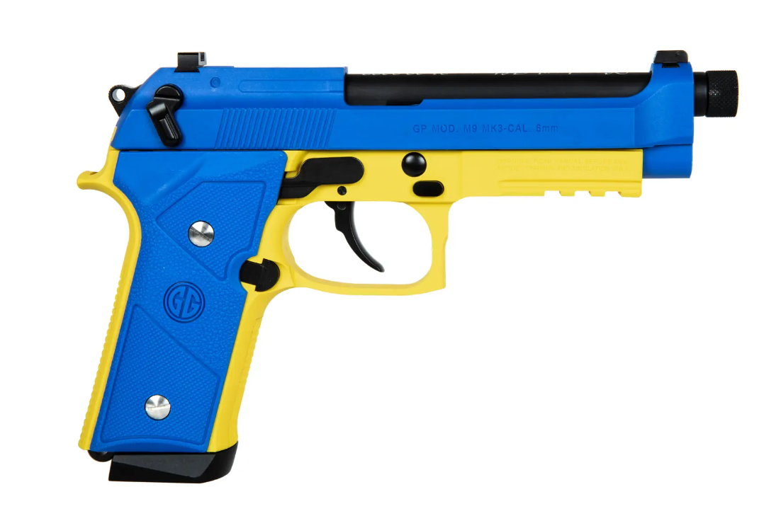 Ukraine GPM9 UA M9A3 Type GBB Gas Blow Back Pistol by G&G