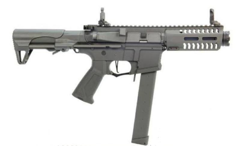 ARP9 Battleship Grey Carbine 3 Burst CM16 UMG Type PDW Stock EGC-ARP-9MM-ANB-NCM by G&G