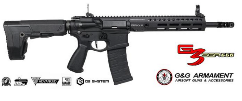 G&G SGR556 G3 System Split Gearbox and "BB in Barrel" Detection System by G&G Armament
