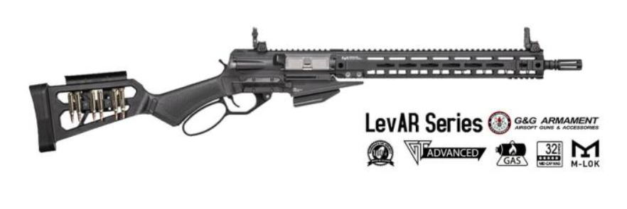 G&G Winchester Type LevAR 15 M-Lok 15Inch Lever Action Gas by G&G