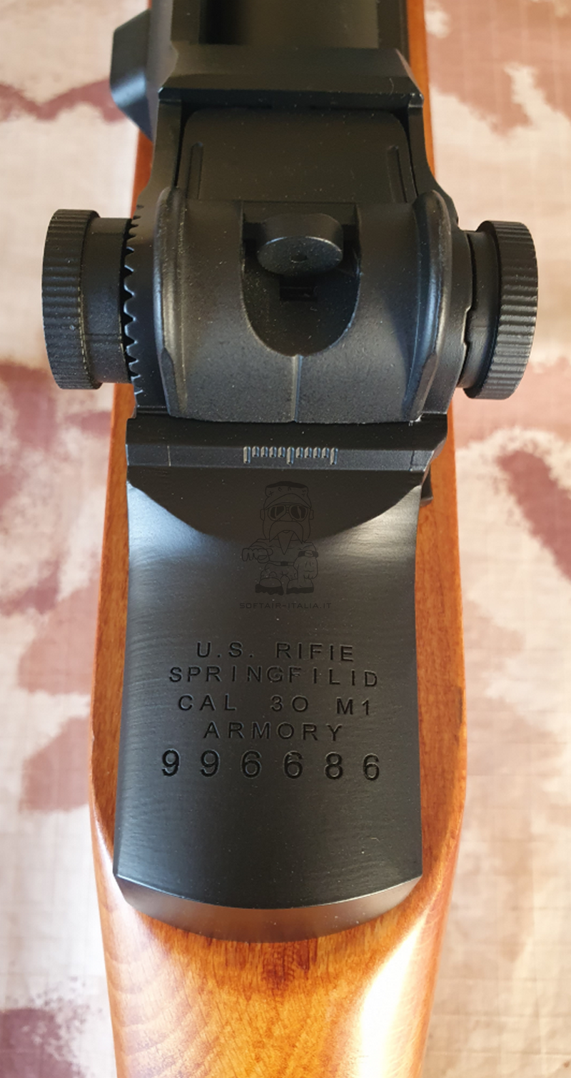 Garand M1D Sniper Steel M2 Flash Hider Full Wood & Metal AEG by A&K