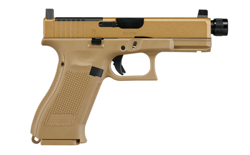 Glock 19X MOS Interface For Red Dot & Metal Slide Co2 GBB Coyote Tan Airsoft Pistol by Umarex