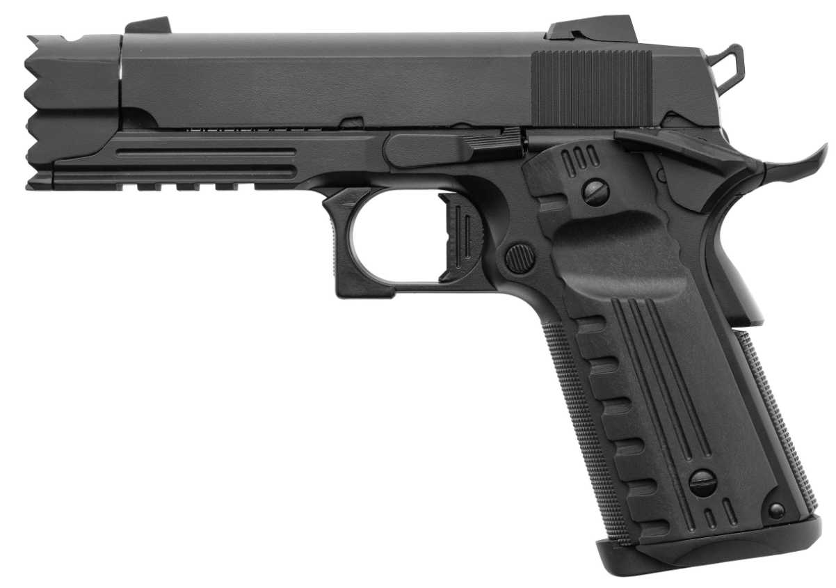 Golden Eagle Strike Face Type 1911 Tactical Metal Slide GBB Gas Blow Back Airsoft Pistol by Golden Eagle