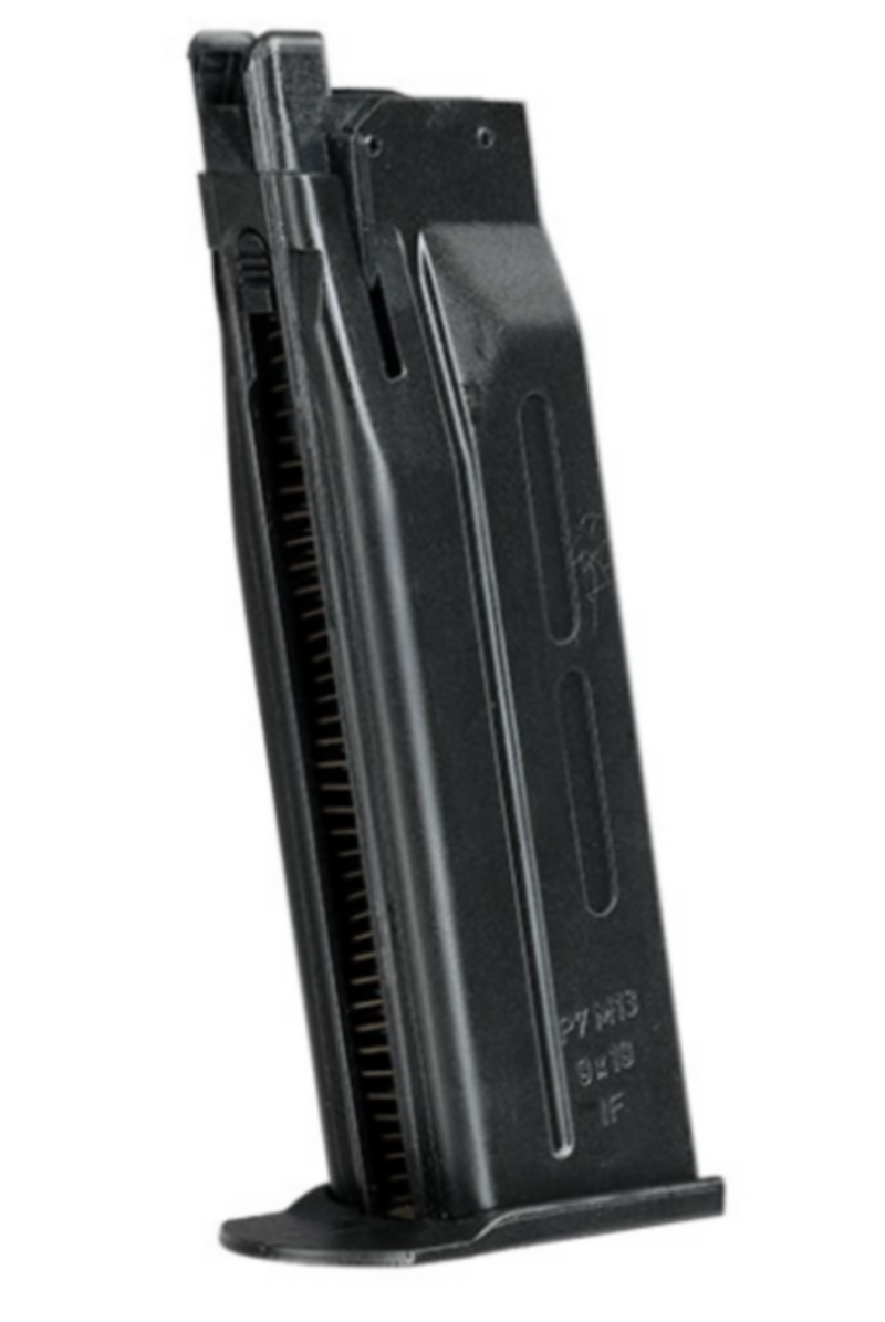H&K HK P7 M13 9mm x 19 Metal 16bb Gas Magazine by Umarex