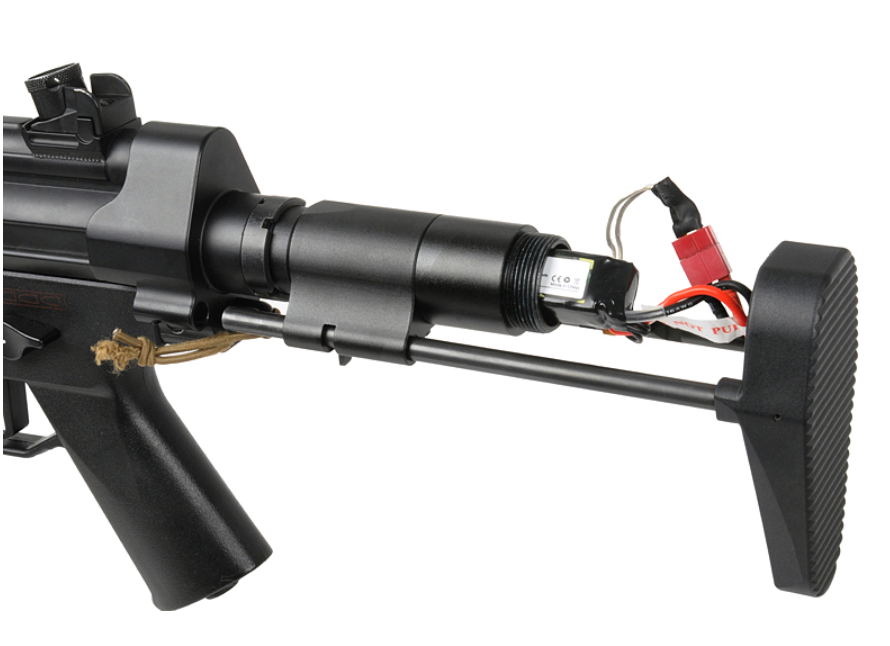 H&K MP5 Metal M Lok Hanguard Integrated Mosfet Li-Po Ready SMG AEG by Cyma Platinum > Umarex