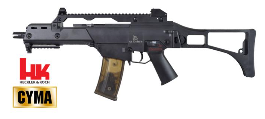 Heckler&Koch HK G36c AEG Scritte e Loghi Originali by CYMA Standard