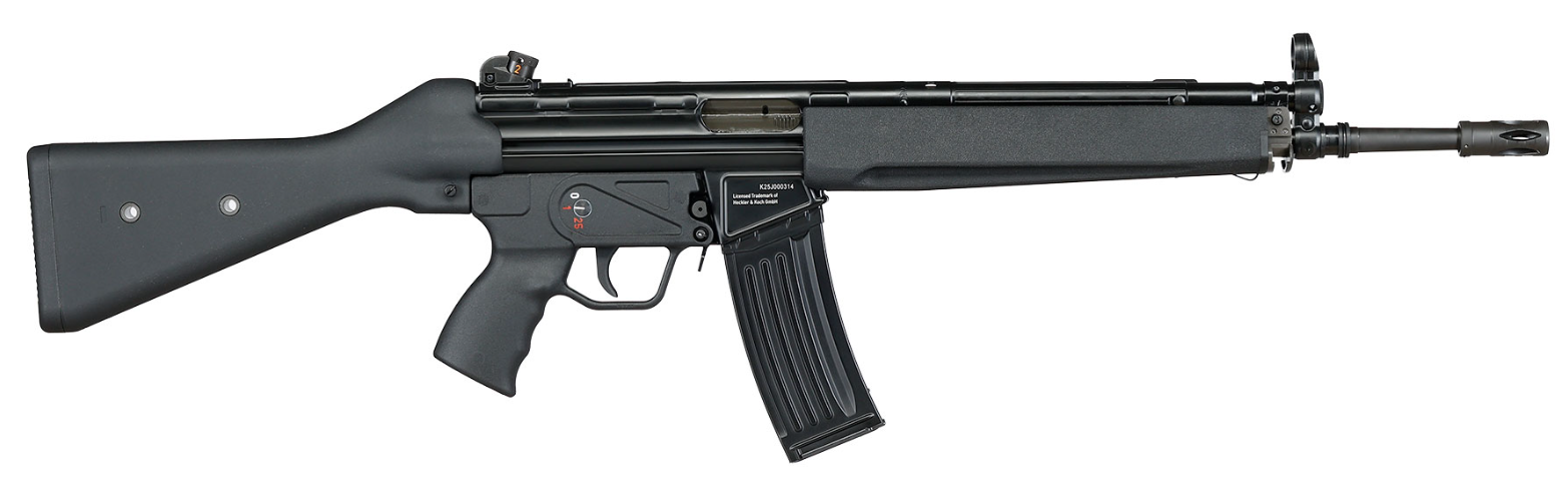 Heckler & Koch HK33 Steel Body 5,56 x 45mm NPAS Noise Pump Assist System GBBR Airsoft Rifle by VFC > Umarex