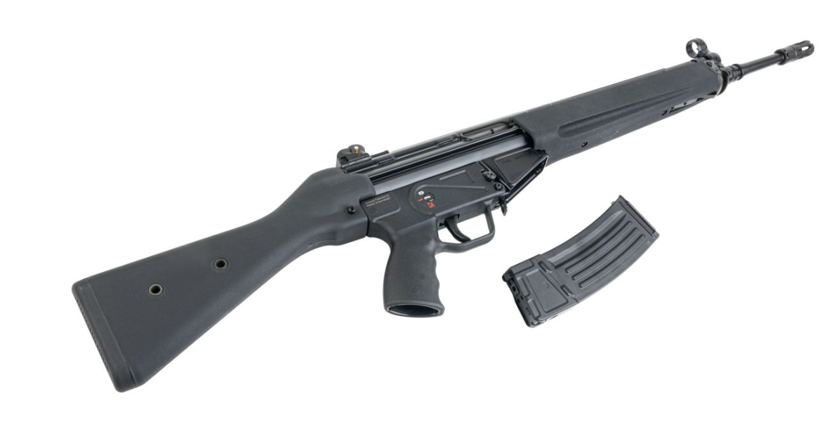 Heckler & Koch HK33 Steel Body 5,56 x 45mm NPAS Noise Pump Assist System GBBR Airsoft Rifle by VFC > Umarex