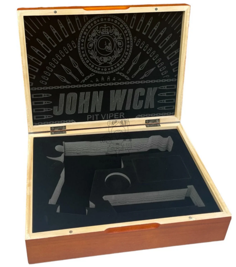 John Wick 4 TTI Taran Tactical Innovations Pit Viper GBB in Wood Case Collectors Edition by Double Bell