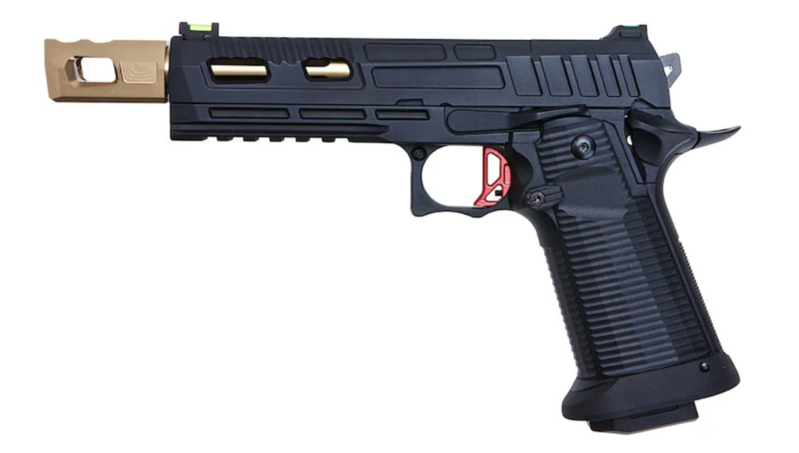 Kjw Hi-Capa KP-19 Optics Ready RMR GBB Gas Blow Back Airsoft Pistol by Kjw