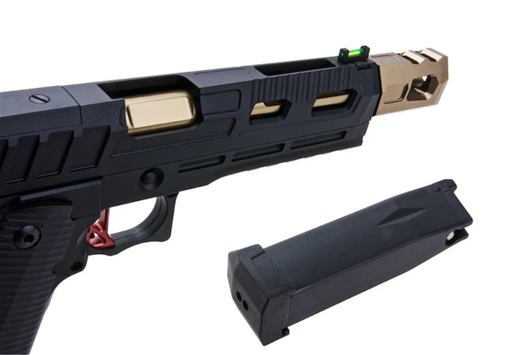 Kjw Hi-Capa KP-19 Optics Ready RMR GBB Gas Blow Back Airsoft Pistol by Kjw