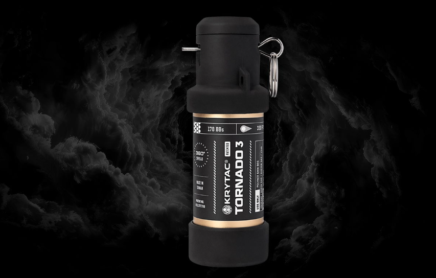 Krytac Tornado 3 Timer Frag Gas Airsoft Grenade 178bb by Krytac