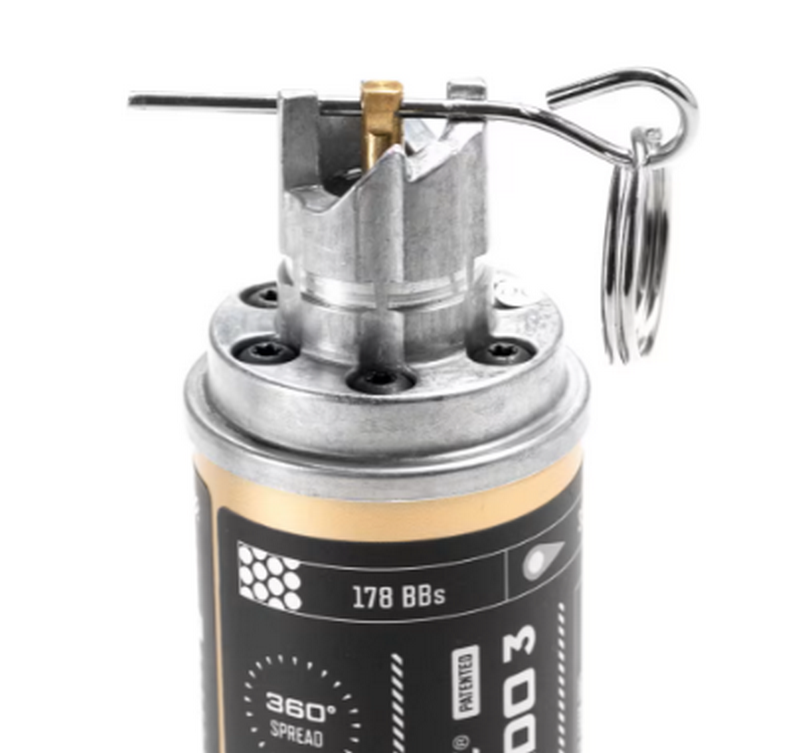 Krytac Tornado 3 Timer Frag Gas Airsoft Grenade 178bb by Krytac