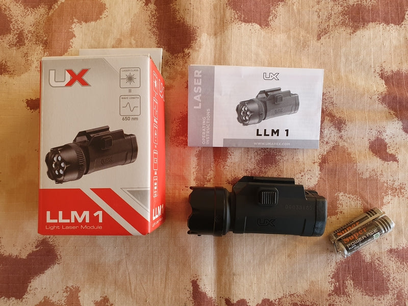 LLM 1 Light Laser Module ex FLR650 Laser Sight Class 2 Led Flashlight