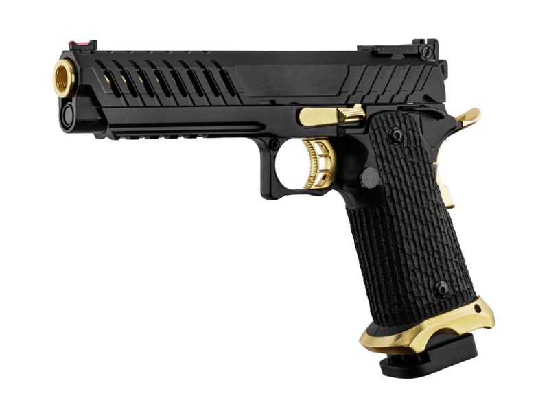 Lancer Tactical Knightshade Hi-Capa LTX6 Black - Gold GBB by Lancer Tactical