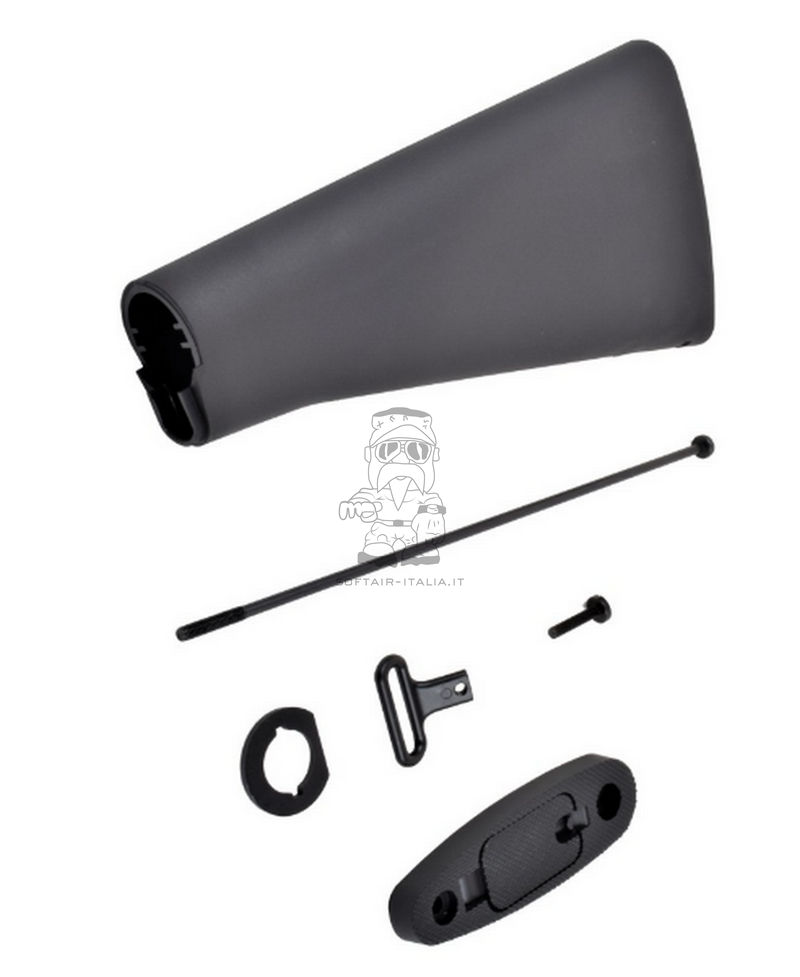 M16 - M4 Fixed Polymer Stock Calcio Fisso in Polimero by D-Boys