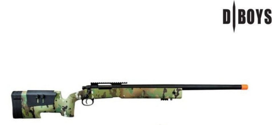 DBoys M40 M40A3 McMilan Repro Style MC Multicam Sniper Spring Bolt Action Rifle by DBoys