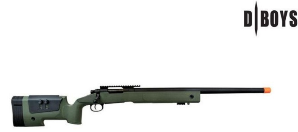 DBoys M40 M40A3 McMilan Repro Style OD Sniper Spring Bolt Action Rifle by DBoys