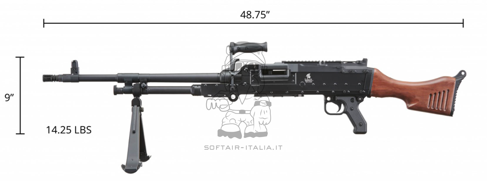 M40W Full Wood & Metal AEG by Lancer Tactical