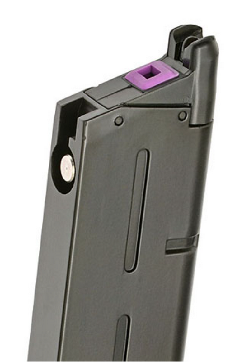M45A1 Colt Licensed Full Metal GBB Gas Blow Back Airsoft Pistol Scritte e Loghi Originali 25bb Gas Magazine by 8mm Pro Shop -  Army Armament