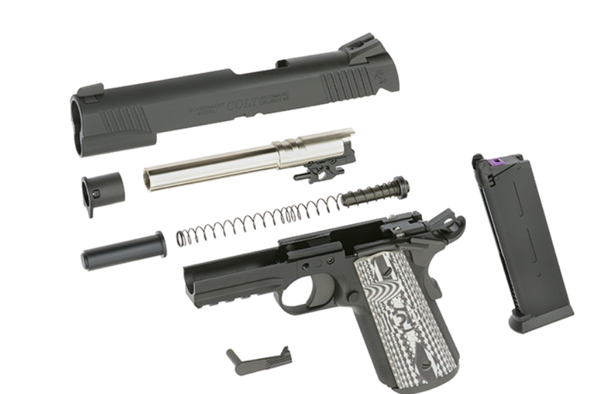 M45A1 Colt Licensed Full Metal GBB Gas Blow Back Airsoft Pistol Scritte e Loghi Originali by EGM - 8mm Pro Shop > Army Armament